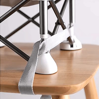 Chaise Pliante - BabyBoosterSeat™ - Gris - Bébé Promenade
