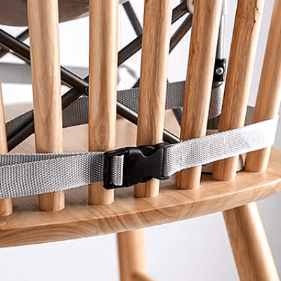 Chaise Pliante - BabyBoosterSeat™ - Gris - Bébé Promenade