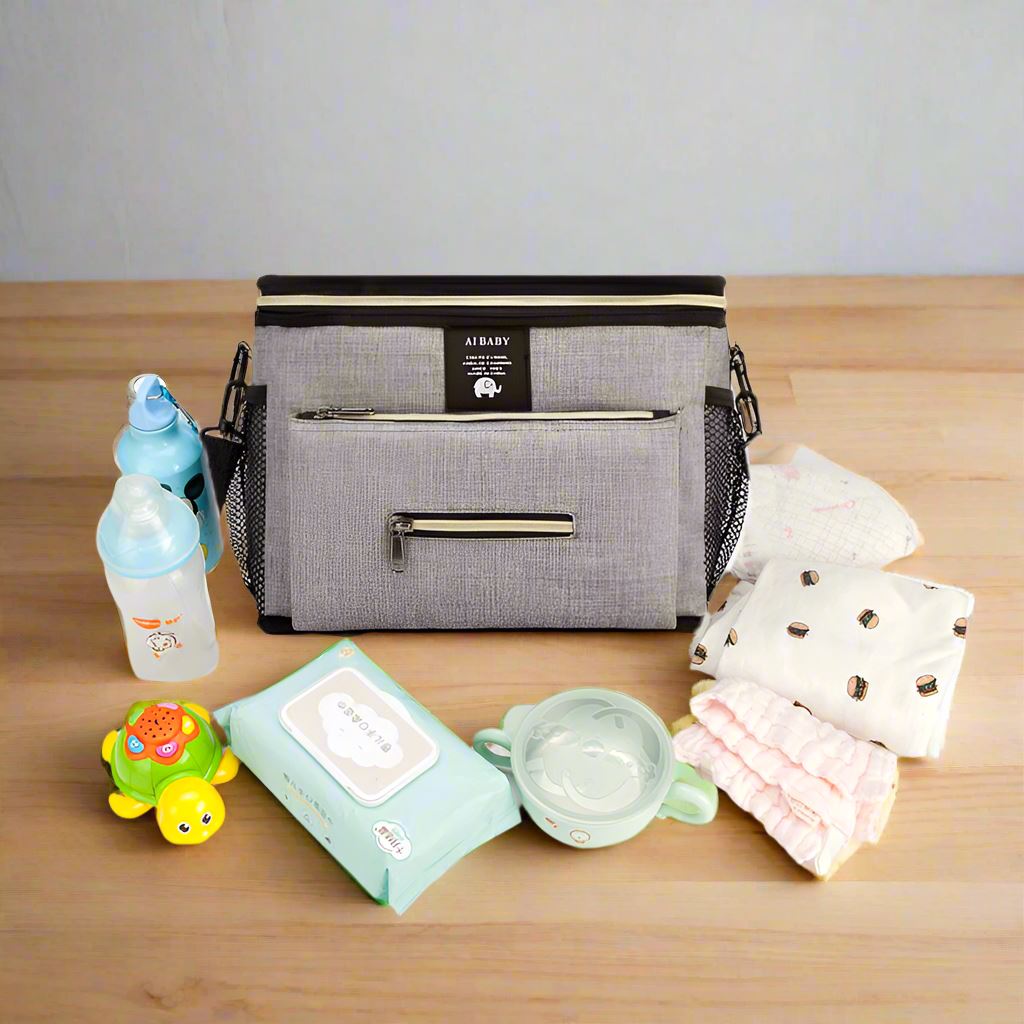 Sac à Langer - BabyTravel™ - Gris - Bébé Promenade