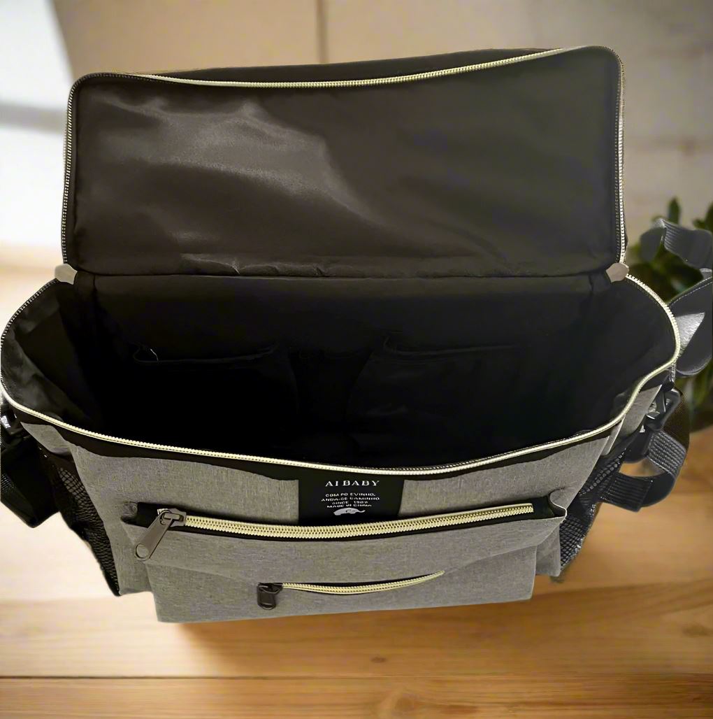 Sac à Langer - BabyTravel™ - Gris - Bébé Promenade